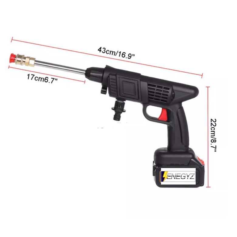 Enegyz Cordless Car wash gun foam generator and spray gun 36V