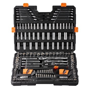 Buy VEVOR Mechanics Tool Set and Socket Set, 1/4
