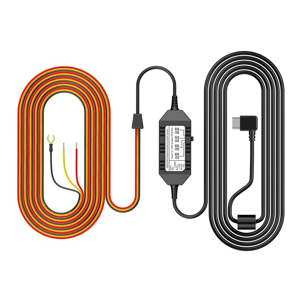 VIOFO HK4 USB-C dash camera hardwire kit with power connections