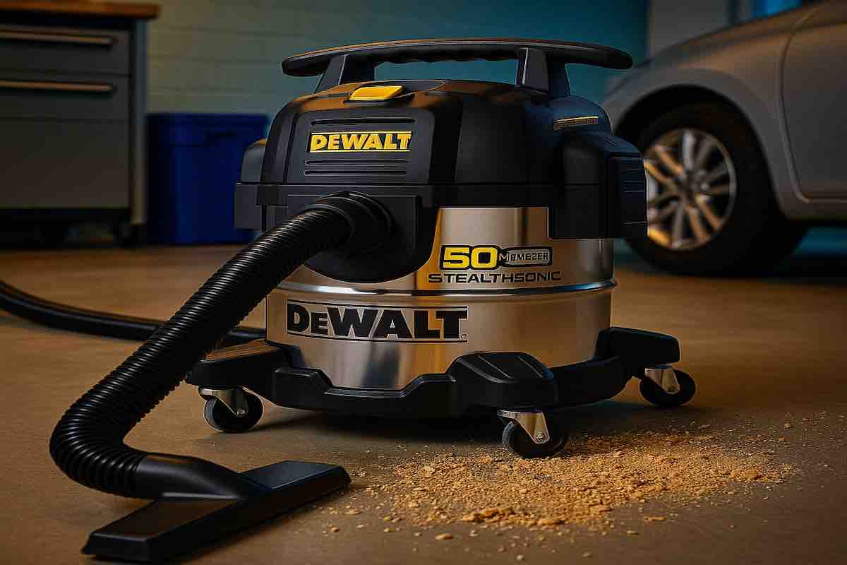 Best Ultra-Quiet 5‑Gallon Shop Vacuum of 2025: DEWALT STEALTHSONIC