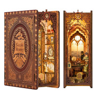 CUTEBEE Book Nook Kit, DIY Booknook Miniature House