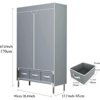 Portable Clothes Closet 
