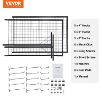 2' x 5.6' Grid Wall Panels Tower