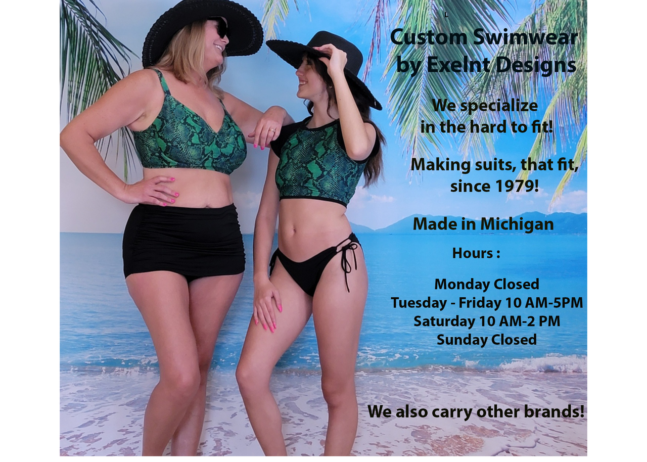 Custom Swimwear by Exelnt - Shop Custom Swimsuits & Bathing Suits