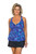 womens loose fitting tankini, womens swimwear, ladies loose fitting tankini