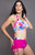 Bravo swimwear HALTER BIKINI TOP BS504 - PRINTS
