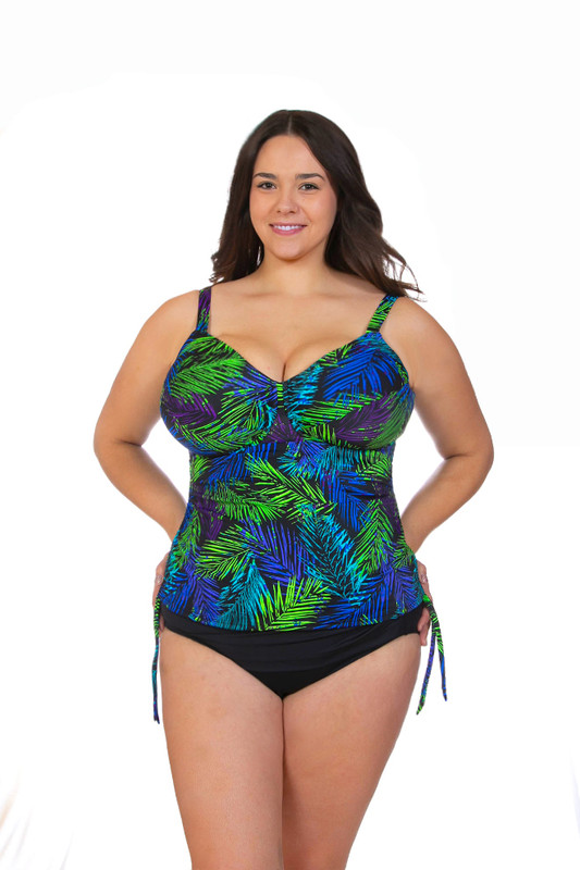 swimsuits for large bust and tummy