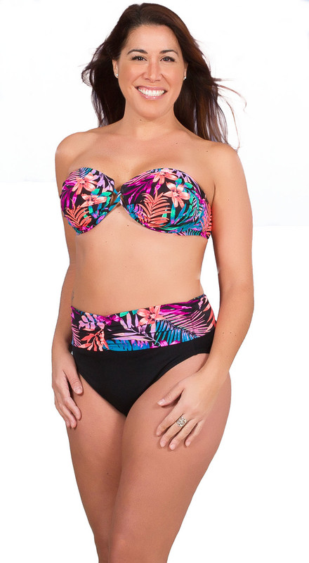 underwired strapless bikini