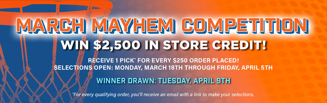 Key Innovations Wholesale Supplier March Mayhem Competition Store Credit