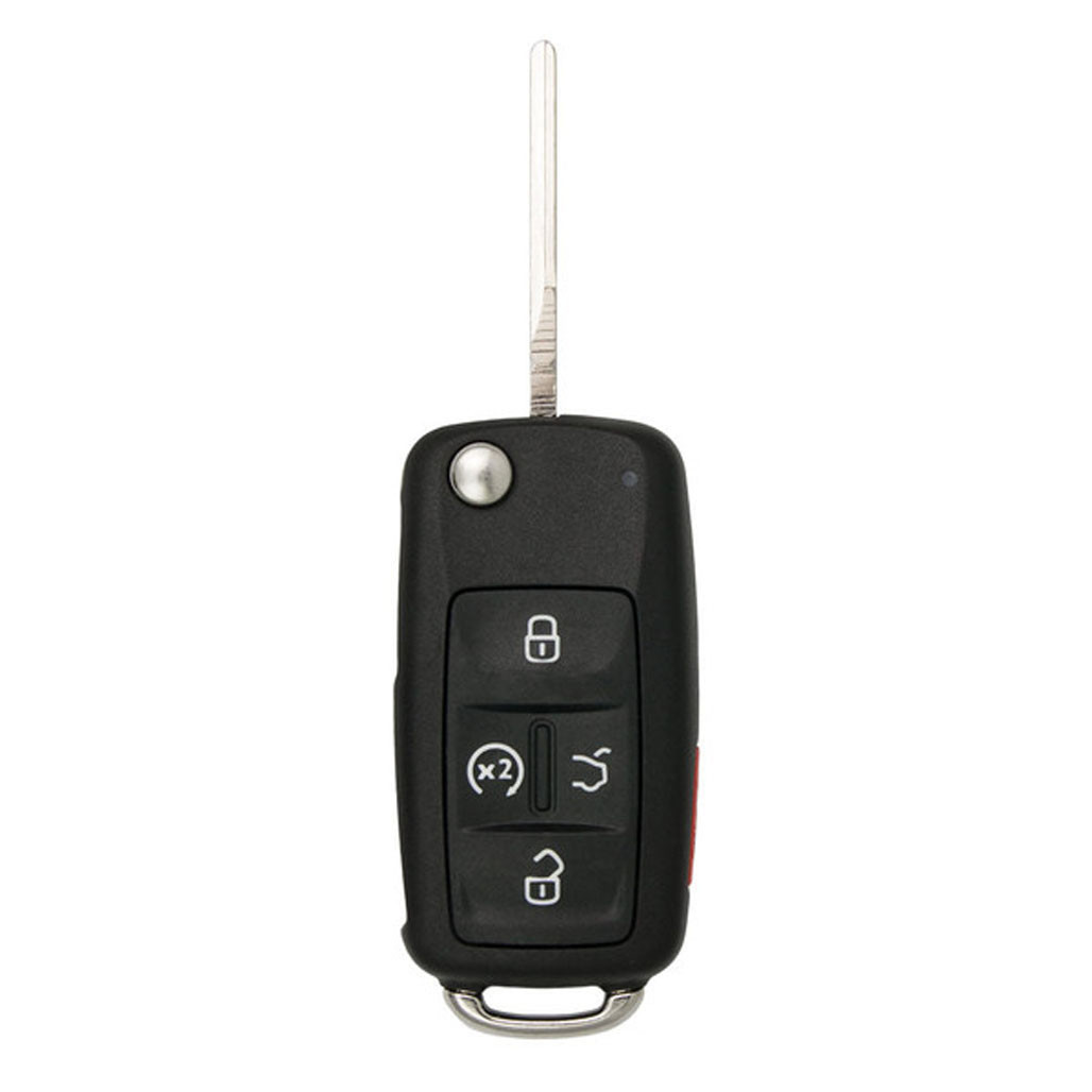 OEM Volkswagen Passat Remote Flip Key Fob – 2017-2018, NBGFS93N, 561837202 – Includes Uncut Blade