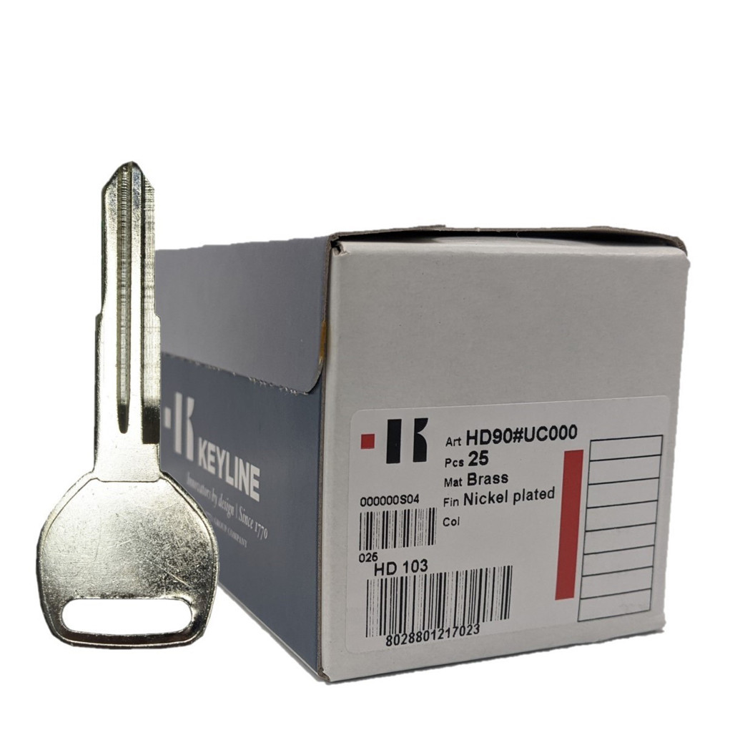 Horizontal Box Keyline (BOX OF 25) KEYLINE HD103 MECHANICAL KEY Standard Aftermarket Custom ...