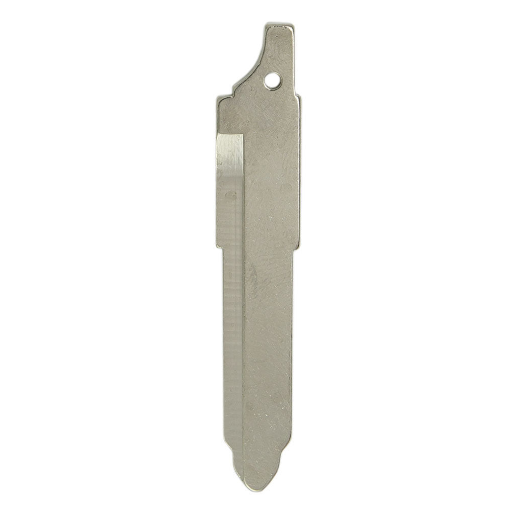 2 Uncut Flip Key Blanks For Mazda - Replacement Remote Key Blades, Gold Finish