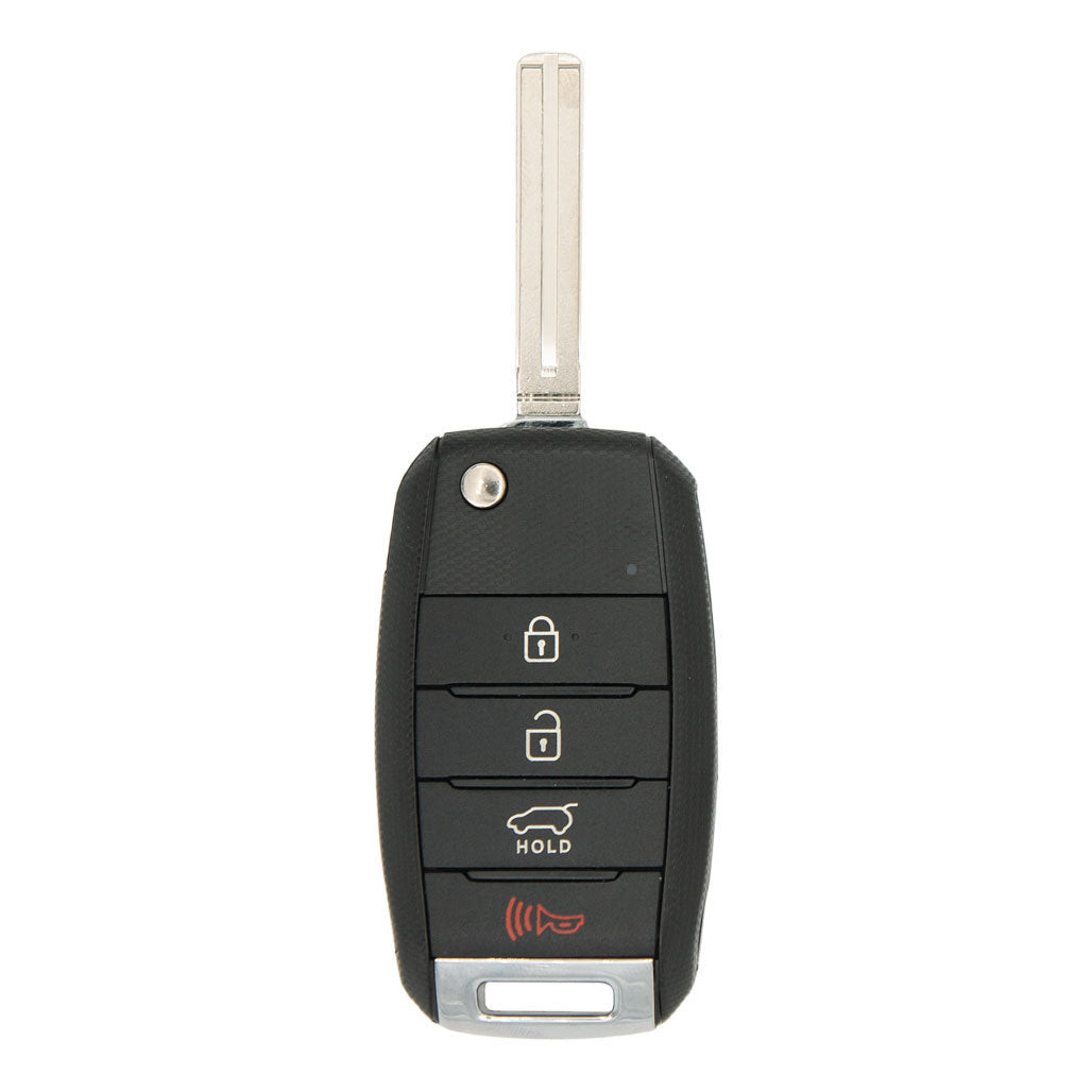 Keyless2Go 4 Button Flip Key Replacement for KIA TQ8-RKE-3F05 (XMA F/L ...