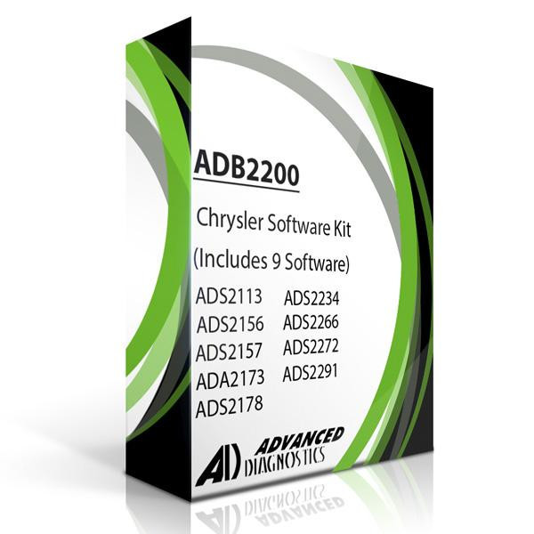 Advanced Diagnostics Smart Pro ADB2200 Chrysler Software Kit TT0448XXXX ...