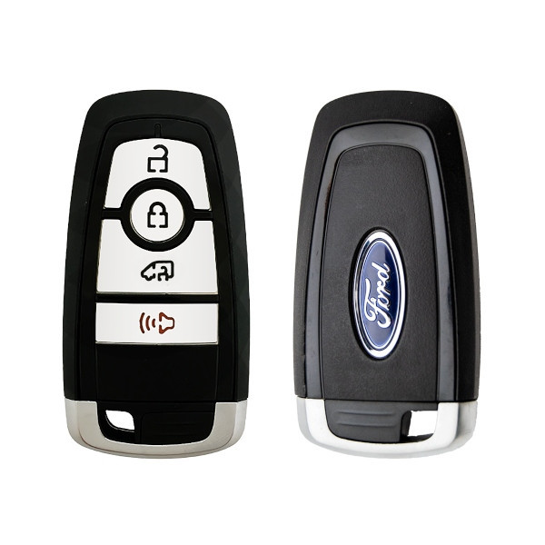 Purchase NEW COMPLETE REMOTE FORD LINCOLN MERCURY 4 BUTTON KEYLESS FR4