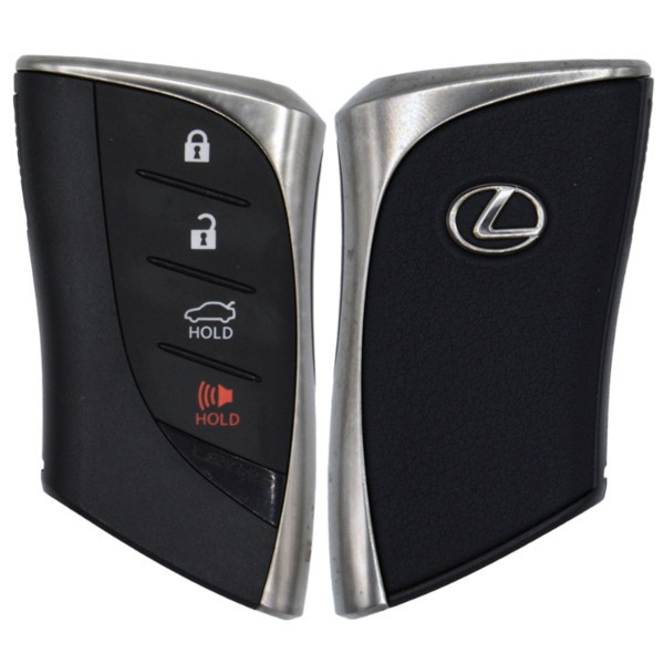 LEXUS レクサス スマートキー 4ボタン Toyota/Lexus/Scion 4 Button Proximity Key HYQ14FBF, Black Logo