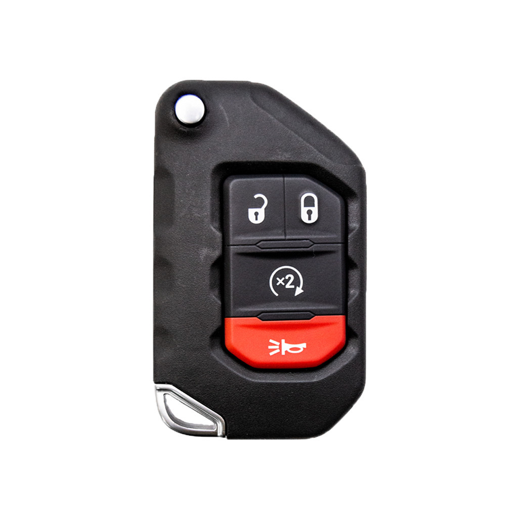 Remanufactured 4-Button Key Fob For Jeep - OEM Electronics, Part #05026112AB, Ready To Program