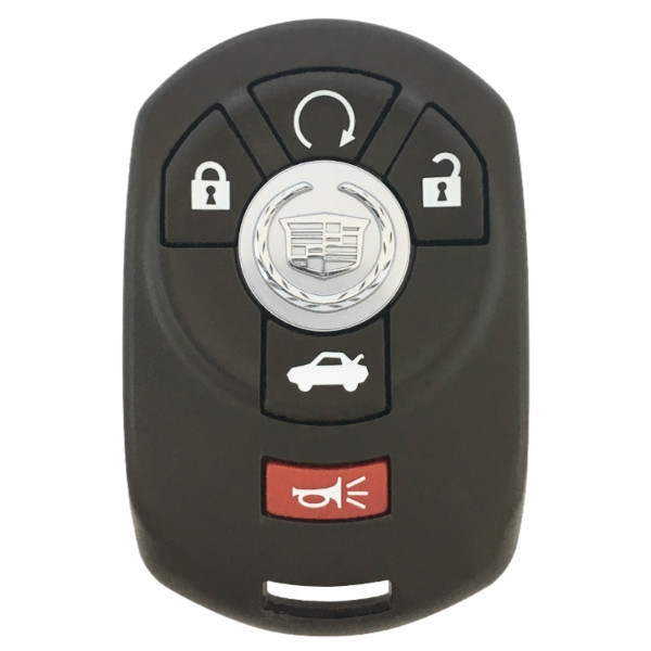 Cadillac 5Button Remote M3N65981403 15212382 15212383 Refurbished