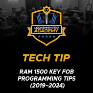 RAM 1500 Key Fob Programming Tips (2019–2024)