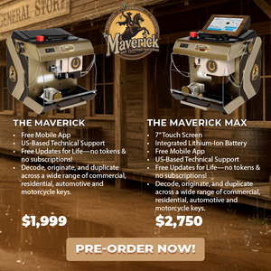Maverick and Maverick Max Key Machines Available for Pre-Order!