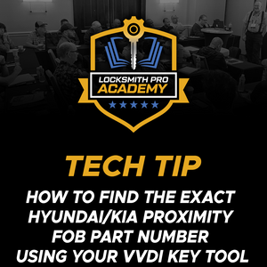 Stop Guessing Hyundai/Kia Proximity Fob Part Numbers — Your VVDI Key Tool Knows the Answer
