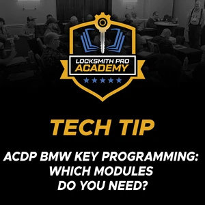 ACDP BMW Key Programming: Which Modules Do You Need?