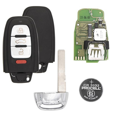 Honda-style 5-button Programmable Premium IKEY Smart Key (Remote Start)  (IKEYHD5TPR)