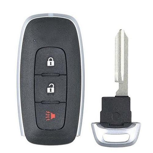 Keyless2Go Nissan 3 Button Proximity Smart Key KR5TXPZ1, 285E3-5MR1B, 433 MHz - Premium Aftermarket