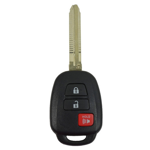Toyota, Scion 3 Button G Chip Remote Head Key MOZB52TH, 89070-52G30, 315 MHz - Aftermarket