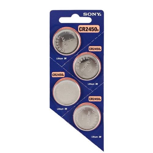 SONY CR2450 Coin Battery, 4 Pack