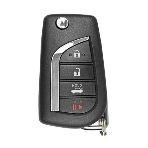 Toyota 4 Button Remote Flip Key With Cloneable 8A-H Chip for Japan Models, HYQ12BFB, 315 MHz - Refurbished, Grade A