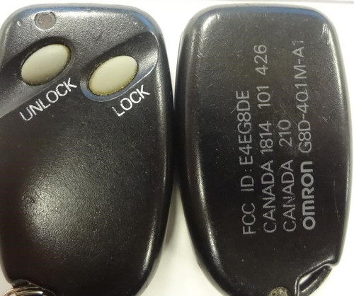 Mitsubishi 2-Button Remote E4EG8DE 315 MHz, Refurbished Grade A