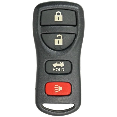 Nissan 4 Button Remote CWTWB1U758, 315 MHz - Refurbished, Recase