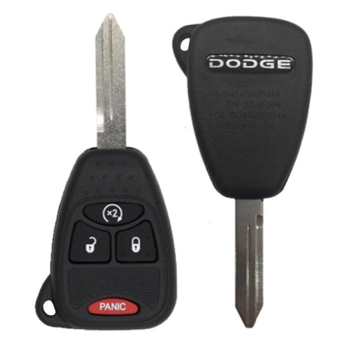 Dodge 4 Button Remote Head Key OHT692715AA, 68002316AC, 315 MHz - New, OEM