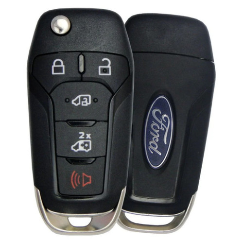 Strattec (5938562) Ford 5 Button Flip Key N5F-A08TAA, 164-R8255, 315 MHz - New, OEM