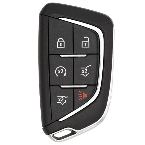 Keyless2Go Cadillac 6 Button Smart Key YGOG20TB1, 13541571, 433 MHz - Premium Aftermarket