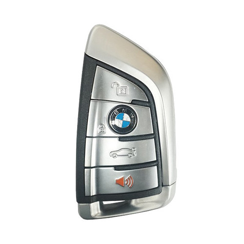 BMW 4-Button Smart Key in Silver Color N5F-ID2A 433 MHz, Refurbished Grade A