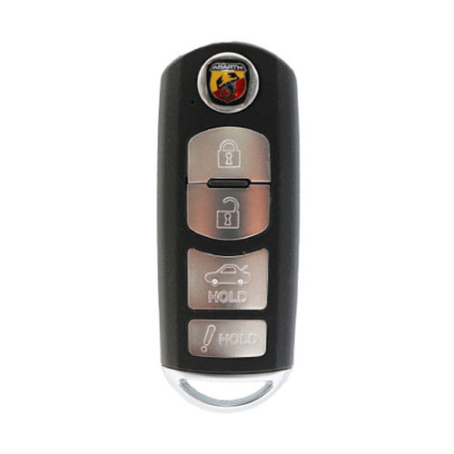 Fiat 4-Button Smart Key with Abarth Logo WAZSKE13D01 315 MHz, Refurbished Grade A