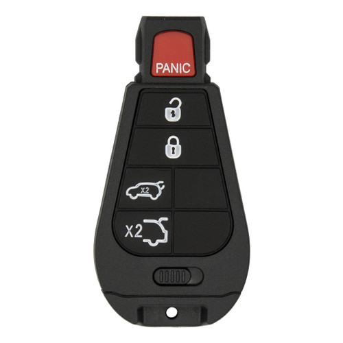 Keyless2Go Jeep 5-Button Remote Head Key M3N5WY783X IYZ-C01C 68066841 05026346 68044058 68079511 433 MHz, Premium Aftermarket