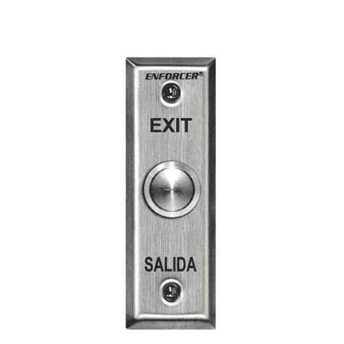SECO-LARM - SD-7104SGEX1Q - VANDAL RESISTANT RTE PUSHBUTTON WALL PLATE - SLIMLINE