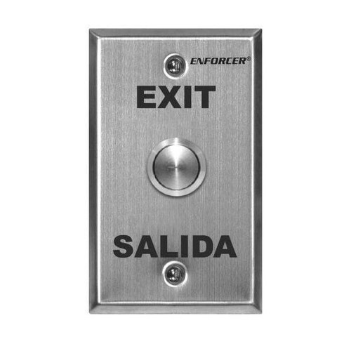 SECO-LARM - SD-7204SGEX1Q - VANDAL RESISTANT RTE PUSHBUTTON WALL PLATE - SINGLE GANG