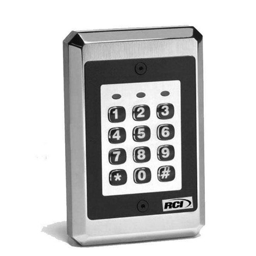 RCI 9212ILW Illuminated Keypad For Single Gang Flush Mount Applications - Interior And Exterior