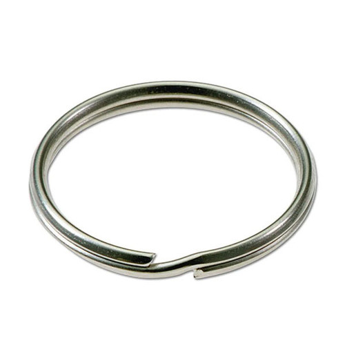 LUCKY LINE 77000 SPLIT KEY RINGS 2" NICKEL PLATED - 50 PCS - DISPLAY BOX