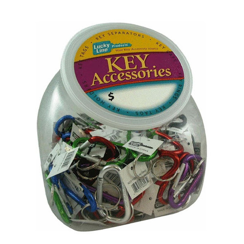 LUCKY LINE 46127 LARGE C-CLIP ALUMINUM - 50 PC JAR