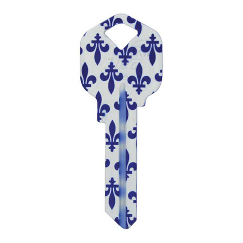 ILCO KW11 FLEUR DE LYS Print Personalized Key, Pack of 10