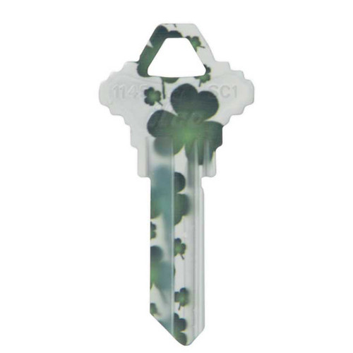 ILCO SC1 CLOVER Print Personalized Key, Pack of 10