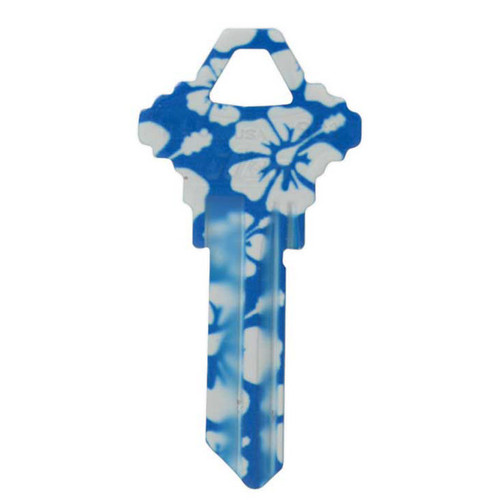 ILCO SC1 HIBISCUS Print Personalized Key, Pack of 10