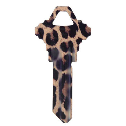ILCO SC1 LEOPARD Print Personalized Key, Pack of 10