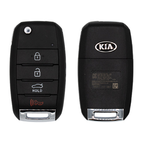 KIA 4-Button Flip Key OSLOKA-875T, New OEM