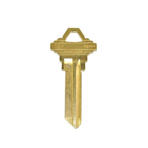 JMA SC4, SLG-4E-BR Schlage 6-Pin Brass Keys, 10 Pack